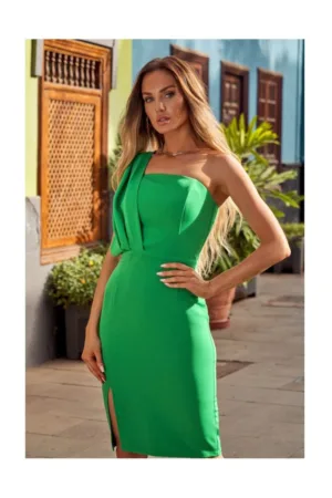 Rochie eleganta - Poliester - Verde