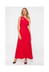 Rochie eleganta cu taietura pe picior -