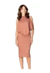 Rochie eleganta dama -  Falken - maro