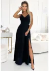 Rochie eleganta maxi pe bretele -