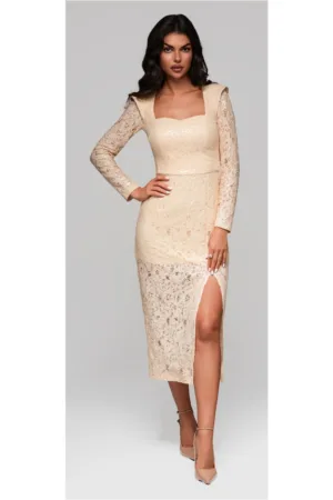 Rochie eleganta midi  LA-OM-DLR210