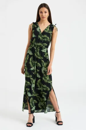 Rochie evazata cu bretele ajustabile