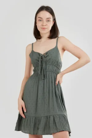Rochie evazata cu bretele ajustabile inguste Sarah