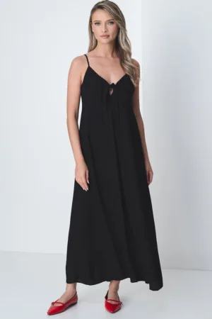 Rochie evazata cu bretele inguste Nova