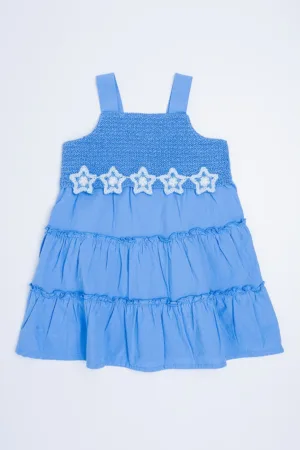 Rochie evazata cu broderie