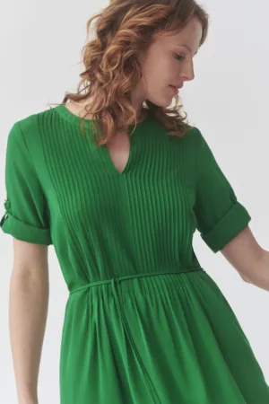 Rochie evazata cu cordon