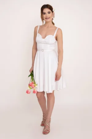 Rochie evazata cu curea Moon