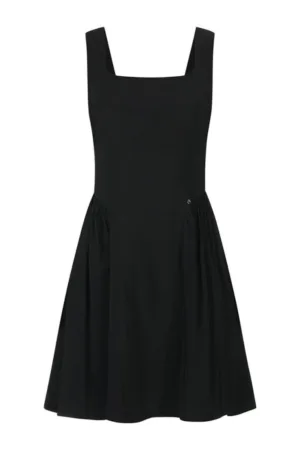 Rochie evazata cu decolteu patrat - M