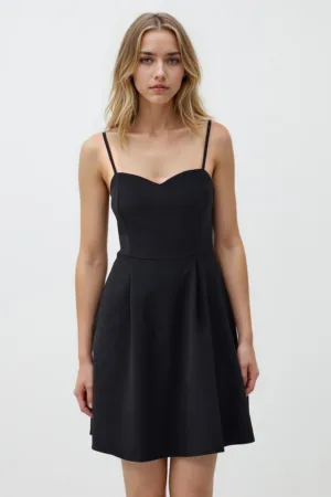 Rochie evazata cu decolteu sweetheart