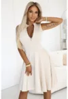 Rochie evazata cu fermoar -