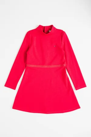 Rochie evazata cu guler mediu