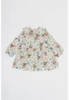Rochie evazata cu imprimeu Bambi