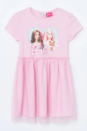 Rochie evazata cu imprimeu cu desene