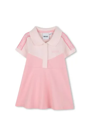 Rochie evazata cu model colorblock