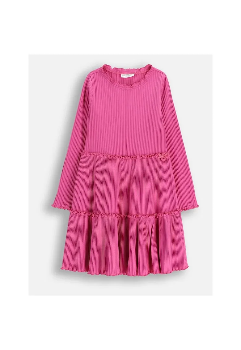 Rochie evazata cu striatii