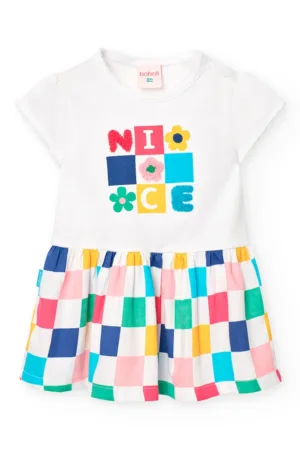 Rochie evazata cu text