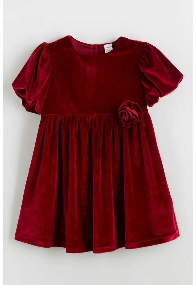 Rochie evazata de catifea