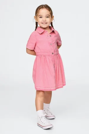 Rochie evazata de denim