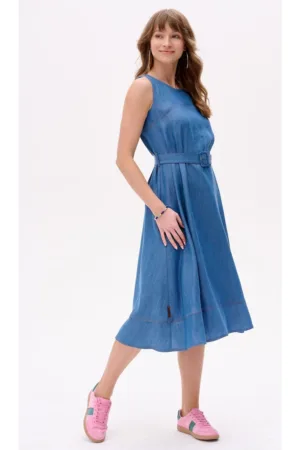 Rochie evazata din lyocell Viviana