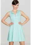 Rochie evazata -  model K098 - fermoar - mini - poliester