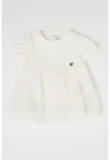 Rochie evazata uni cu inserii elastica