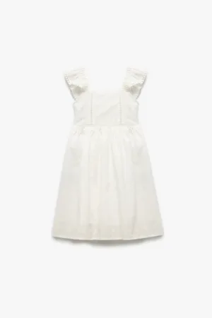 Rochie fara maneci cu model uni