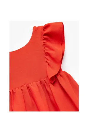 Rochie fara maneci din amestec de in