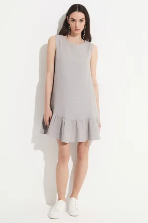 Rochie fara maneci din in