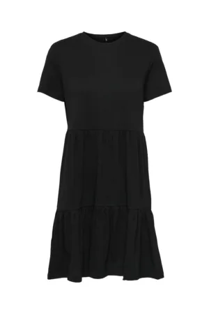 Rochie femei - Bumbac - Negru