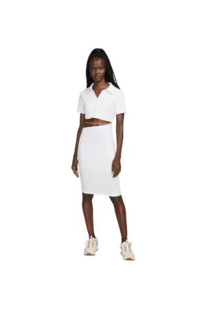 Rochie femei Wmns Jacquemus Nrg Dri-fit Dress - Alb