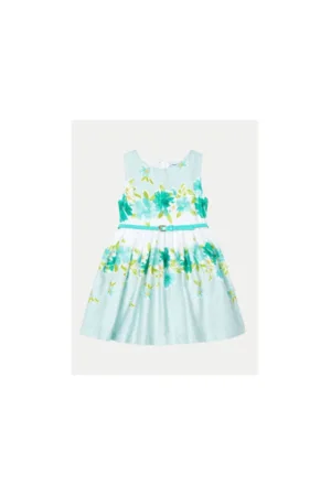 Rochie fete - 013683 - Albastru - Bumbac -