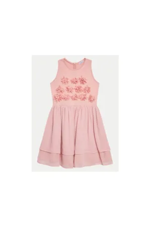 Rochie fete -  014581 - Roz - Poliester