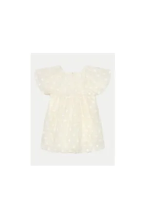 Rochie fete - 076725 - Ecru - Poliester