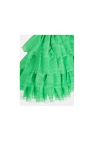 Rochie fete - 077258 - Verde - Poliester