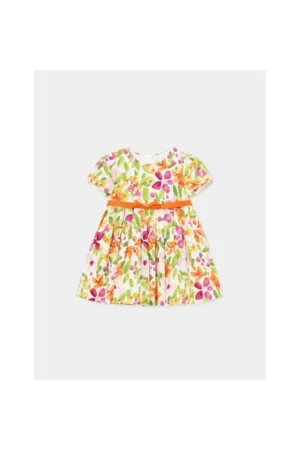Rochie fete - 12853 - Multicolor - Bumbac