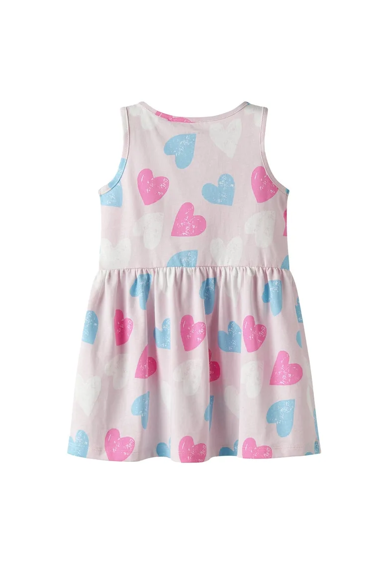 Rochie fete 13230153 - Bumbac - Roz