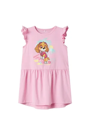 Rochie fete  13240701 - Bumbac/Elastan - Roz