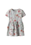 Rochie fete  13244206 - Bumbac organic - Albastru