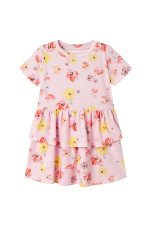 Rochie fete  13244206 - Bumbac organic - Roz