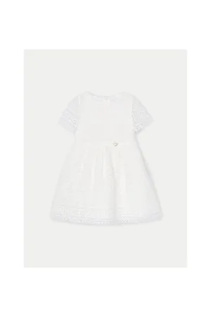Rochie fete - 13614 - Ecru - Poliester