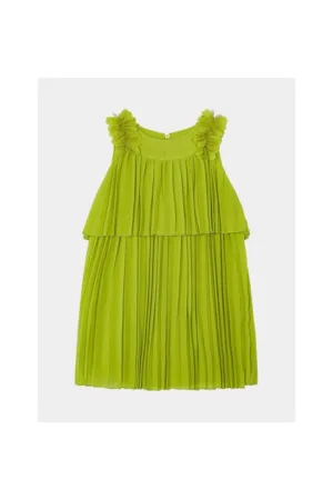Rochie fete - 13652 - Verde - Poliester