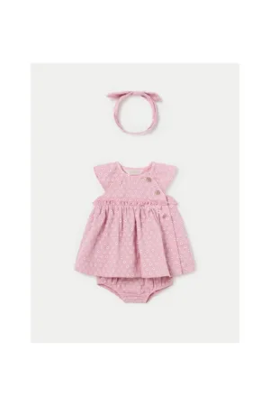 Rochie fete - 138980 - Roz - Bumbac