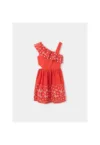 Rochie fete -  142000 - Rosu - Bumbac