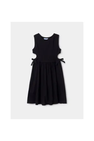 Rochie fete - 142024 - Negru - Bumbac
