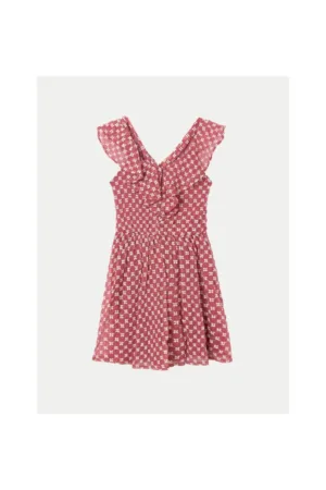 Rochie fete -  14550 - Roz - Bumbac