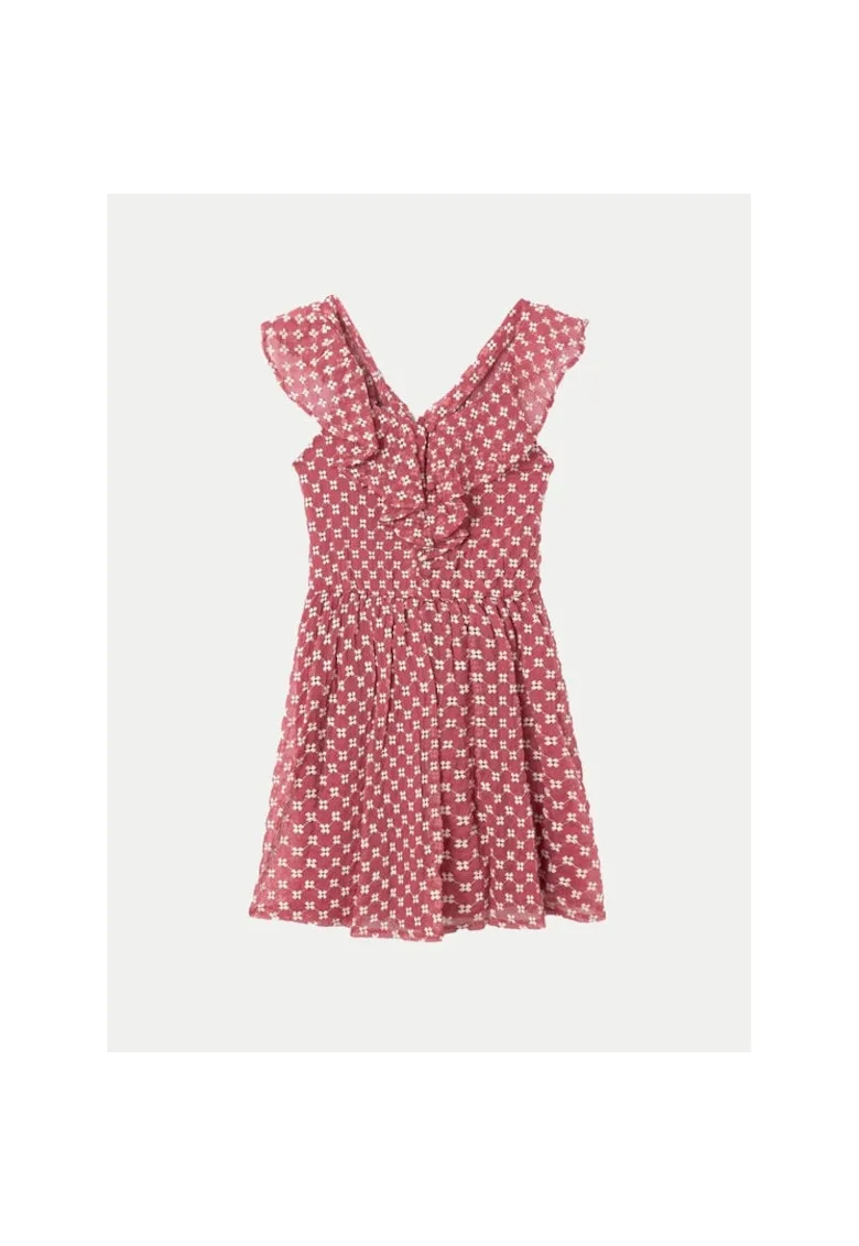 Rochie fete - 14550 - Roz - Bumbac