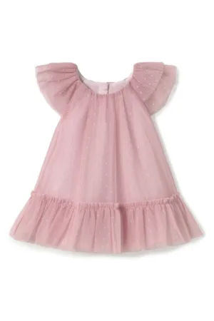 Rochie fete  1850 - Poliester - Roz