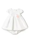 Rochie fete  1861 - Poliester - 0-3 luni - Alb