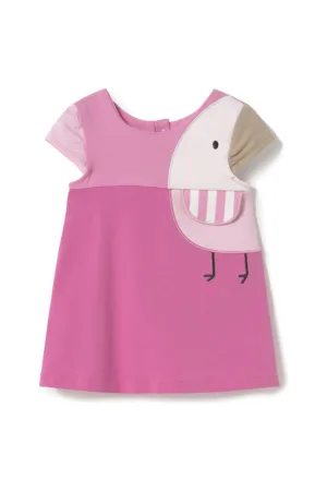 Rochie fete  1872 - Bumbac/Elastan - Roz