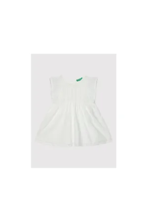 Rochie fete -  300132937 - Bumbac - Alb